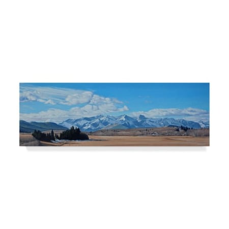 Ron Parker 'Autumn Foothills' Canvas Art,10x32